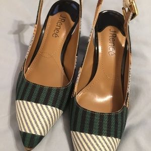 J.Renee Striped Heels